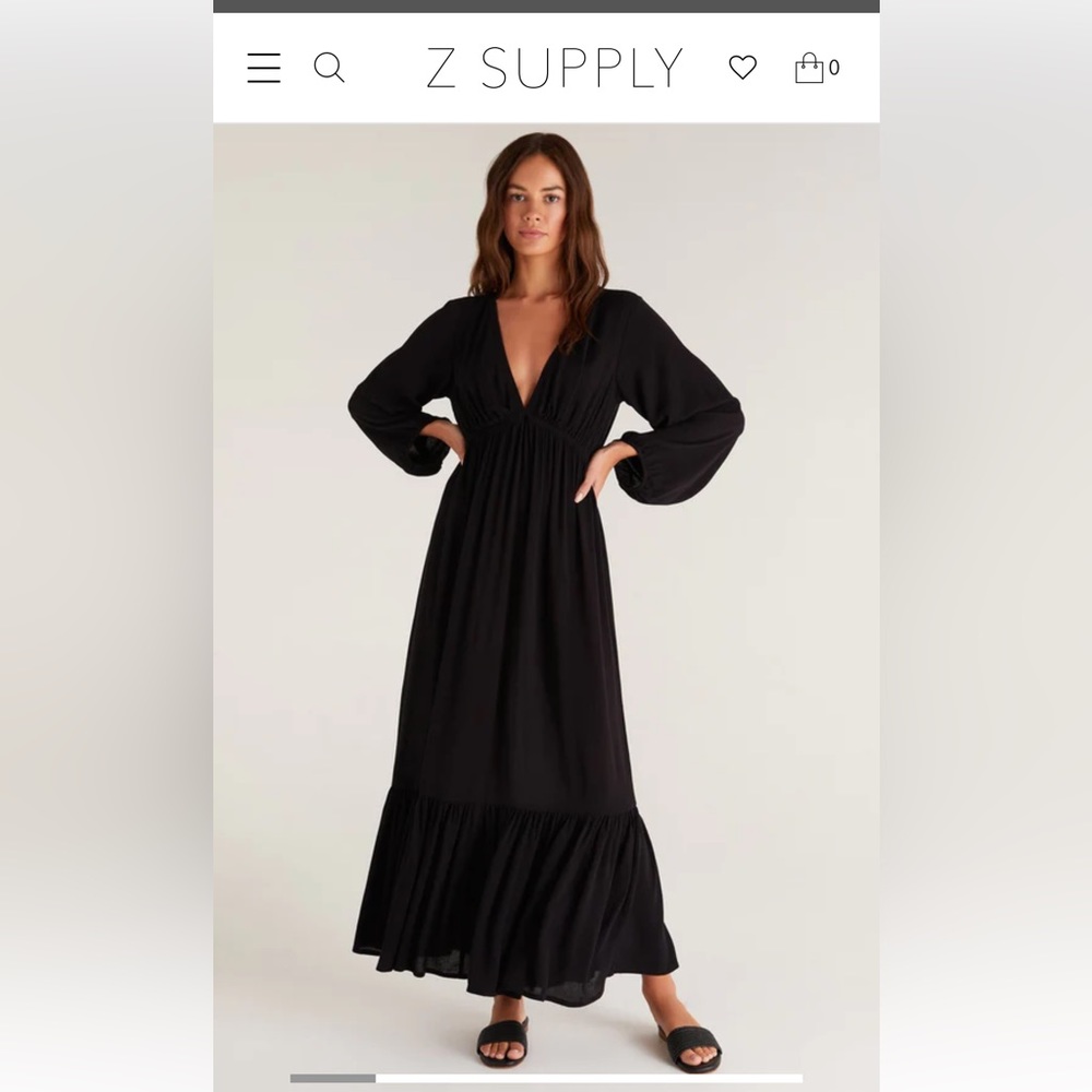 Z supply Celina Maxi Dress - black
